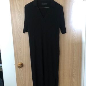 Banana Republic stretchy ribbed collared dress.